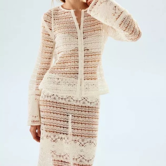 H&M Crochet Cardigan NWT - Picture 2 of 2